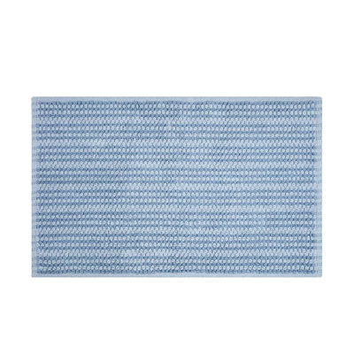 Martex Restore Contrast Stripe 100% Cotton Reversible Bath Rug