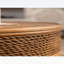 Table basse ronde ronde avec couvercle rabattable
