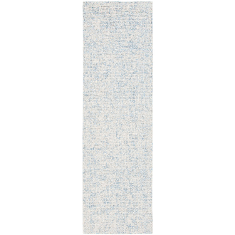 Nistor Abstract Wool Hand Tufted Area Rug, Runner 69 x 244cm