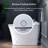 Built-In Tank Bidet Smart Toilet, Foot Kick, Heated Seat, Auto Open/Close, Auto Flush,Power Outage Flush