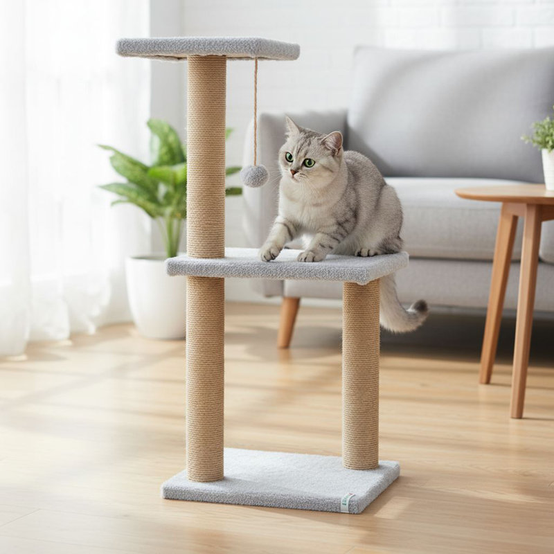 Grattoir pour chat, Gris