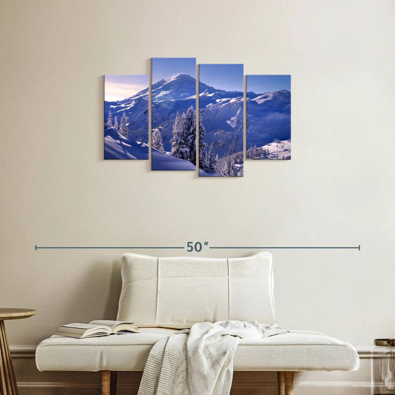 Alvord, mont Baker, soleil d'hiver, H 22 po x l 36 po