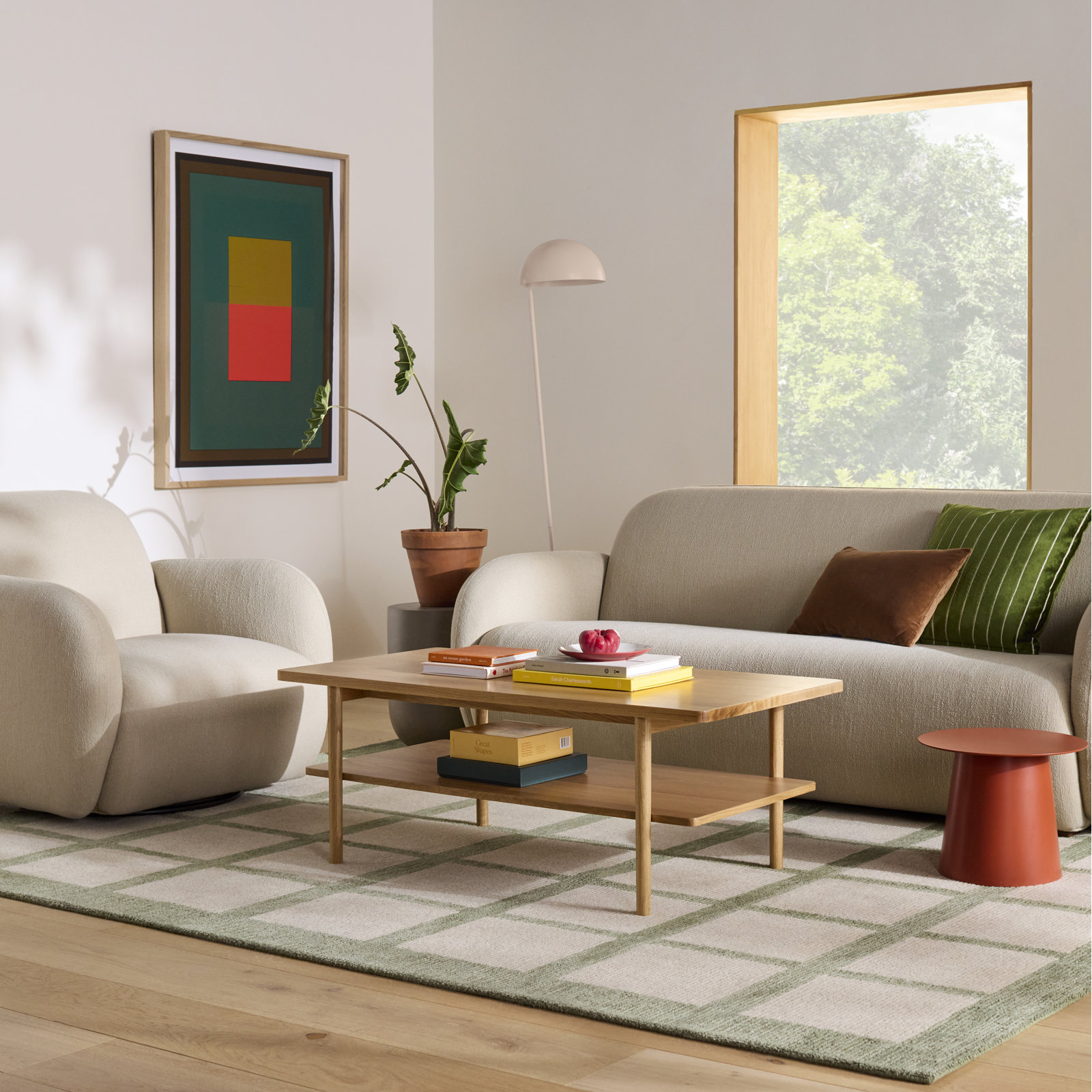 Iyanna 58.58'' Floor Lamp, Sandy
