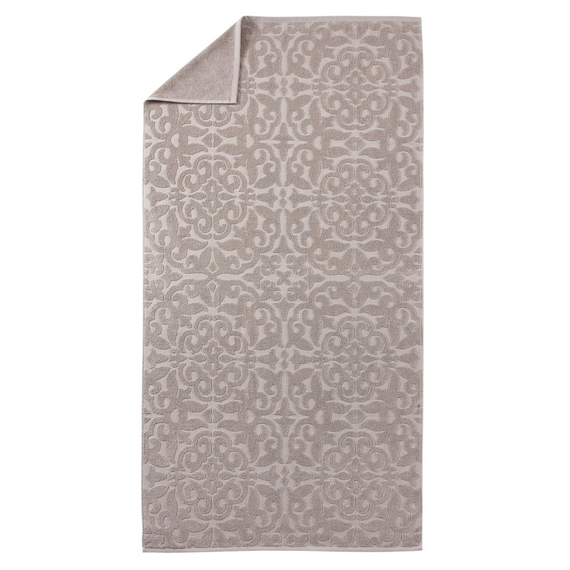 Saldana Midweight Bath Towel, Taupe