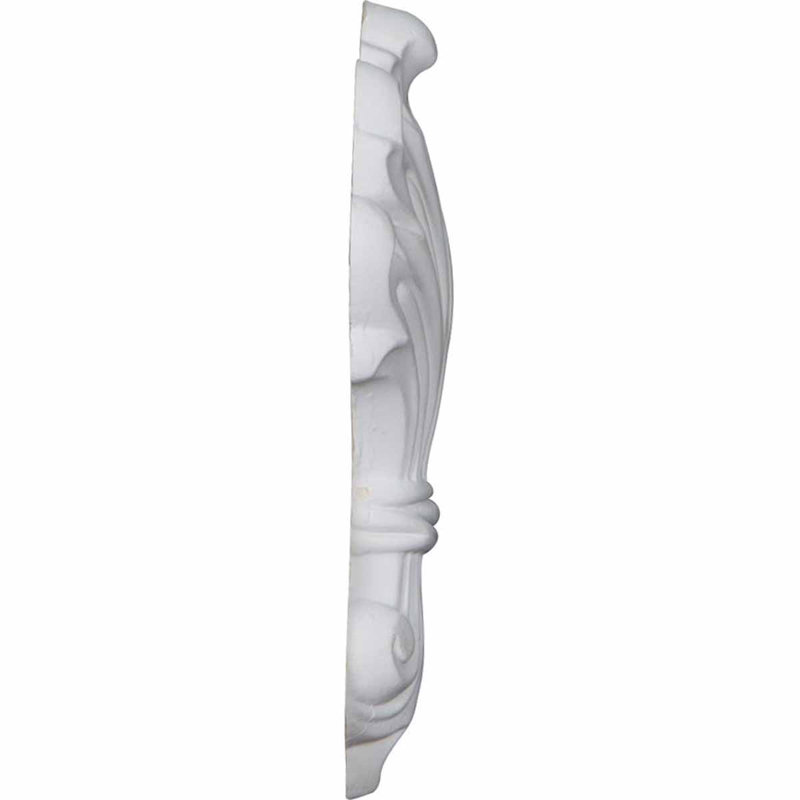 Harvest 6.12'' H x 4'' W x 0.75'' D Urethane Onlay Scroll