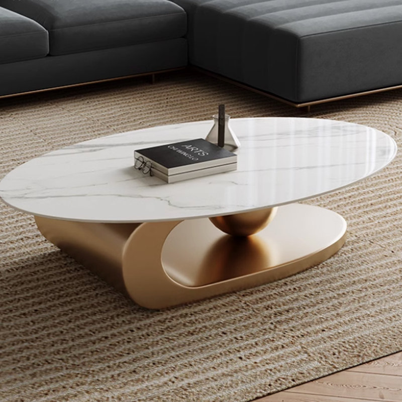 Light luxury art design coffee table