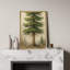«Tall Pine Tree Forest Nature Landscape», reproduction d'art sur toile encadrée très grande-120748017-120748016-120748018