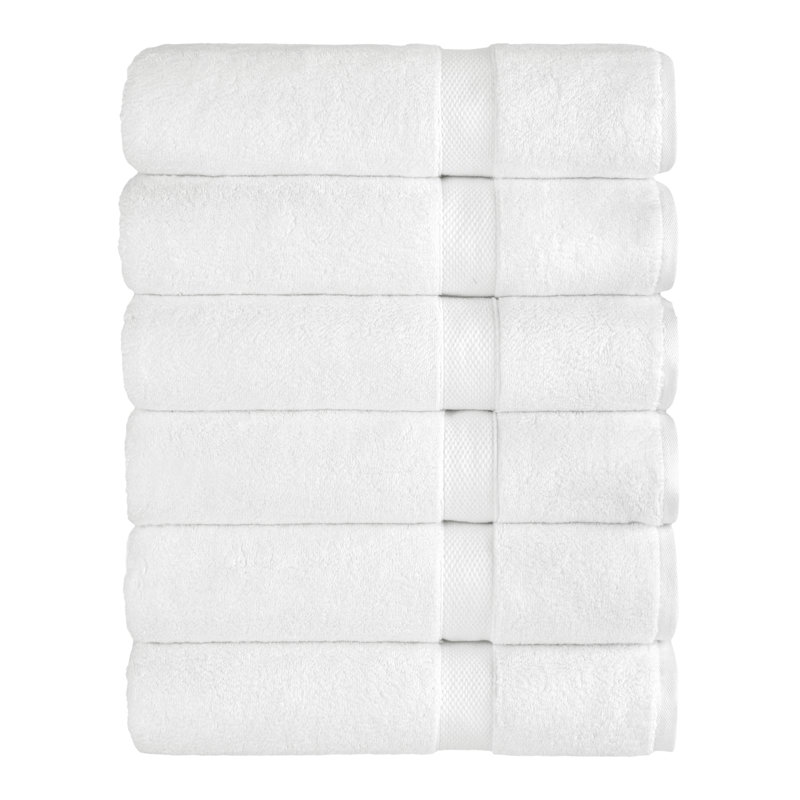 Collection de serviettes surdimensionnées 100% coton Anovia Hotel Terry, Serviette de bain - paquet de 6