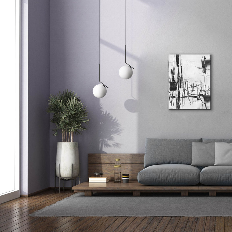 «Polar Storm 1» par Ethan Harper, art mural sur toile, H 34 po x l 26 po