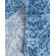 Tapis moderne fait à la main de conception unique - bleu, 8 pi 1 po x 10 pi 1 po