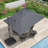 10' Square Large Cantilever Umbrella with Base and 60-degree Rotation-67120623