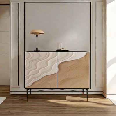 Armoire décorative moderne de style crème française