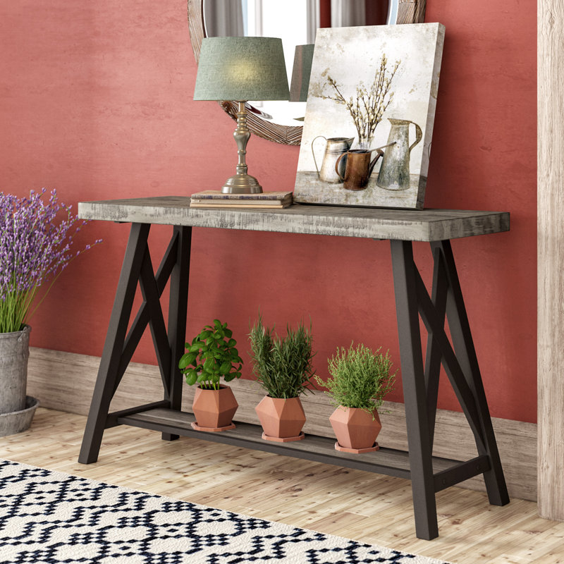 Isakson 47.25'' Console Table, Gray