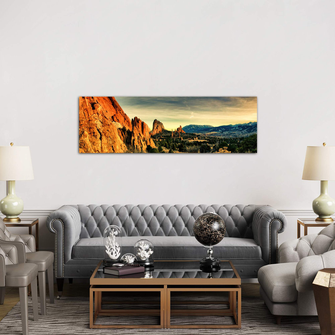 Colorado Springs Panoramic Skyline Cityscape' Photograph