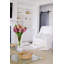 Fleurs artificielles de tulipes artificielles dans un vase transparent-1044271165