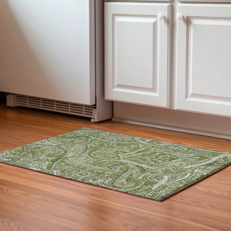 Premium Machine Washable Cerrito Green Rug