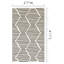 Tapis rayé noir et blanc Fresno-102210978