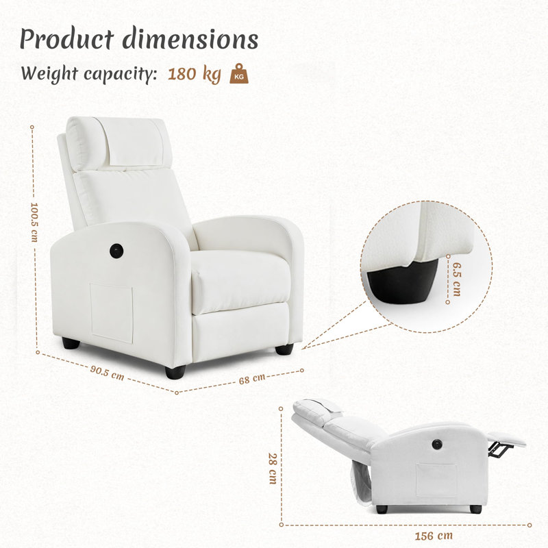 68cm Wide Rocker