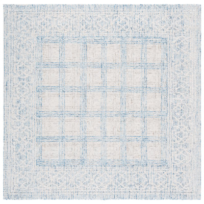 Geometric Hand-Tufted Wool Area Rug