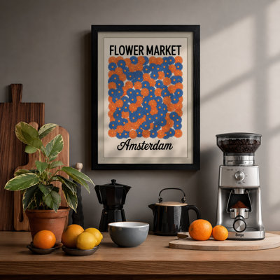Postcard from Amsterdam Vintage - Framed Print