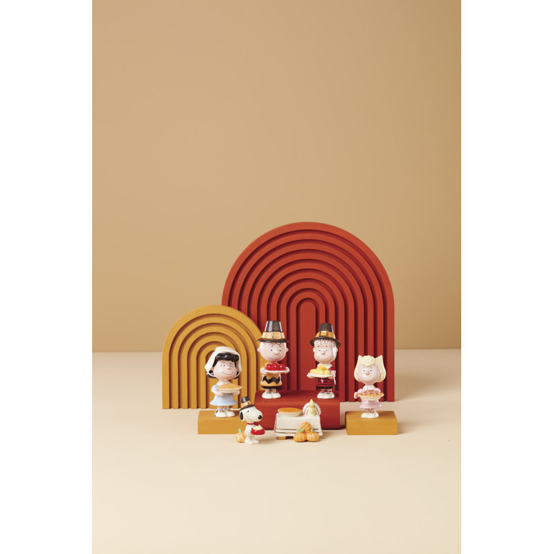 Lenox Peanuts Thanksgiving 6-Piece Figurine Set