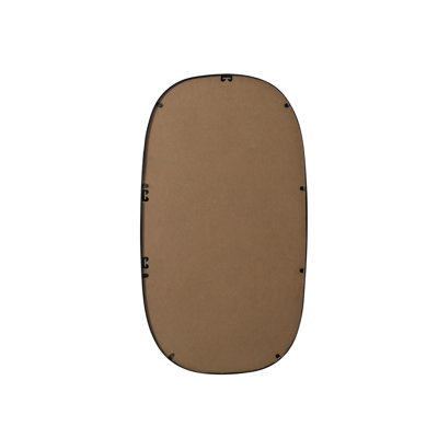 Sabine Metal Curved Oval Wall Mirror
