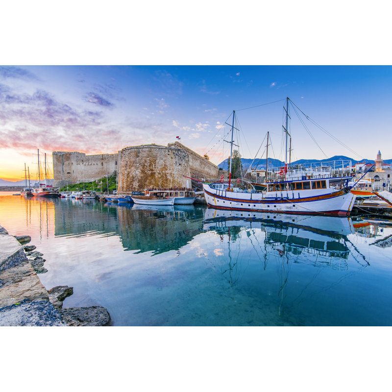 Kyrenia Castle by Nejdetduzen - Wrapped Canvas Print, 81cm H x 122cm W x 3.8cm D
