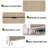 Shoe Storage Cabinet With 4 Flip Drawers, Farmhouse Fluted Shoe Organizer With Metal Legs-2090192758