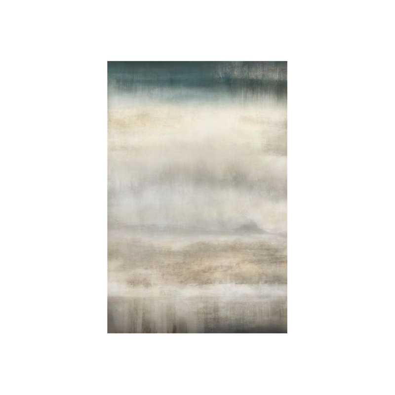 «Desert Rain» par Elena Carlie - impression d'art graphique, H 60 po x l 40 po x P 1,5 po, Couche de verre