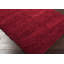 Tapis de zone rouge en laine à tissage plat fait main Bonney-21662322
