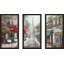 «Eiffel View From Charlie's Cafe» par Ruane Manning - 3 pièces encadrées-698842487