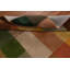 Tapis indien à carreaux moderne