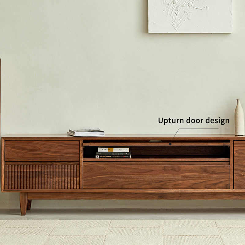 Meuble télé minimaliste avec rangement efficace