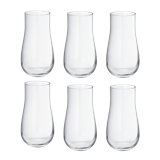 Sky 15 oz. Lead Free Crystal Drinking Glass