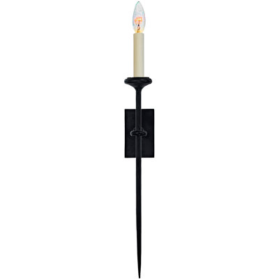 Applique murale à bougie câblée 1 lumière avec couvercles en onyx