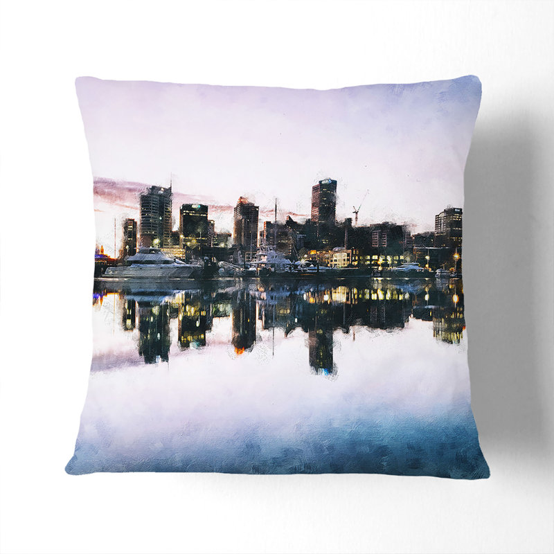 Square Cushion, 55cm H x 55cm W x 20cm D, White
