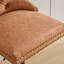 Cuir PU tendance - orange (de 2) siège réglable de 26 à 33 pouces, coussin confortable, matériaux avec dossier à hauteur de siège 2 pour la maison et le pub