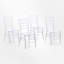 Chaise d'appoint empilable (ensemble de 4)