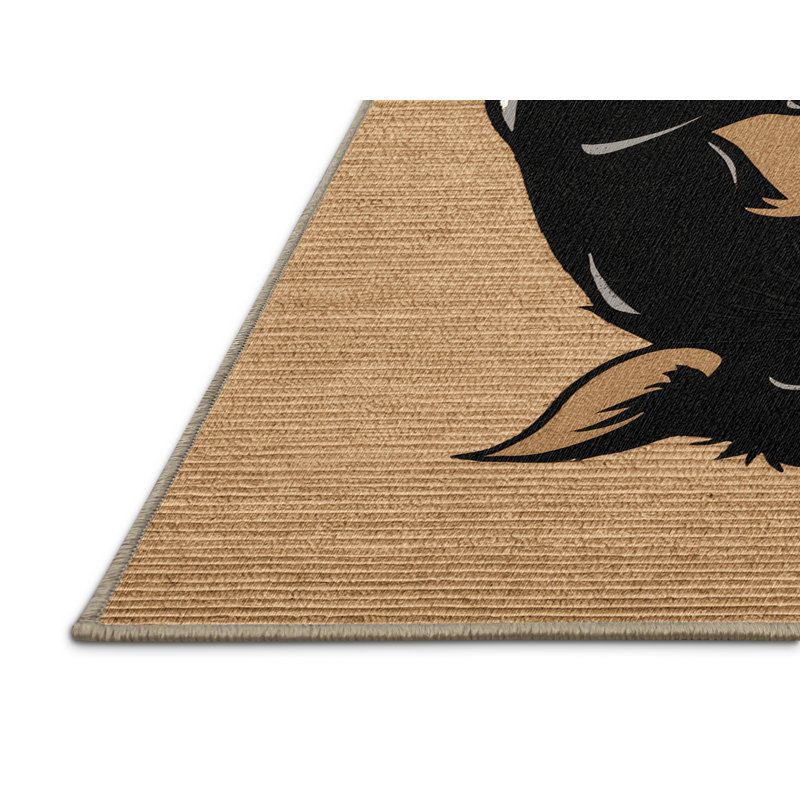  Tapis lavable Tasmanian Devil, Rectangle 7 pi x 9 pi