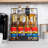 Floor Wine Bottle Rack in Black