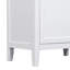 Meuble-lavabo moderne 30 po - blanc avec options de tiroir en bois d'hévéa massif et conception élégante-91592365
