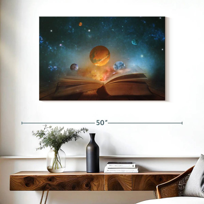Oberle Galaxy Book, 26" H x 39" W