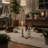 Mercury Glass Pillar Candle Holders, Silver Glass Candle Holder