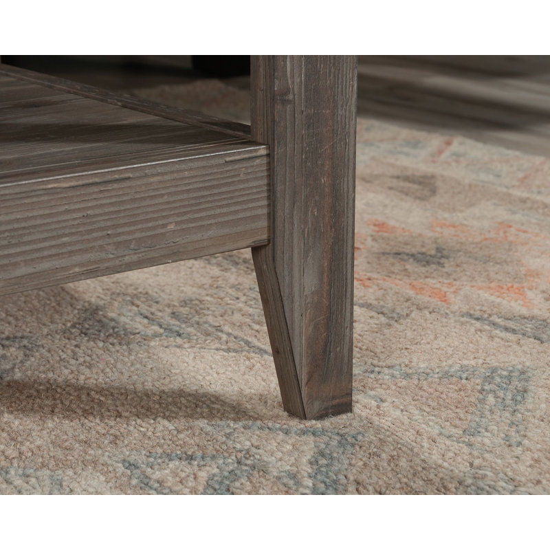 Table basse à 4 pieds avec rangement Blom, Gris