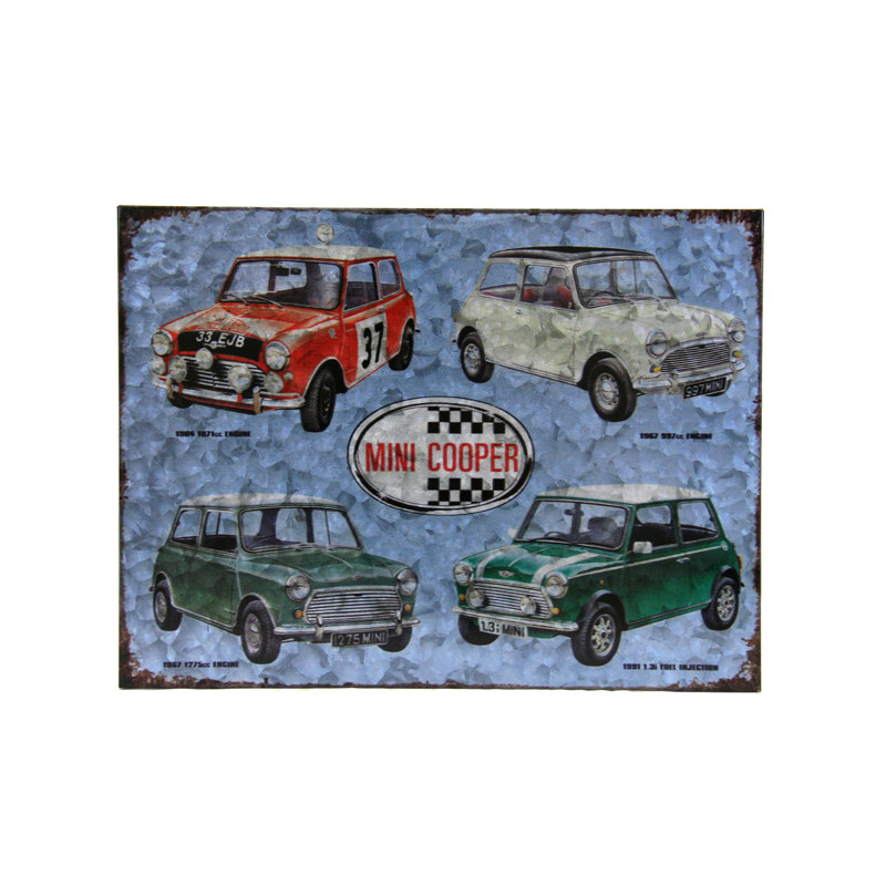 Décoration murale mini cooper
