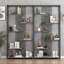 Étagère de rangement de luxe à plusieurs niveaux, présentoir à cosmétiques et armoire de présentation de bureau-130131094-130131096