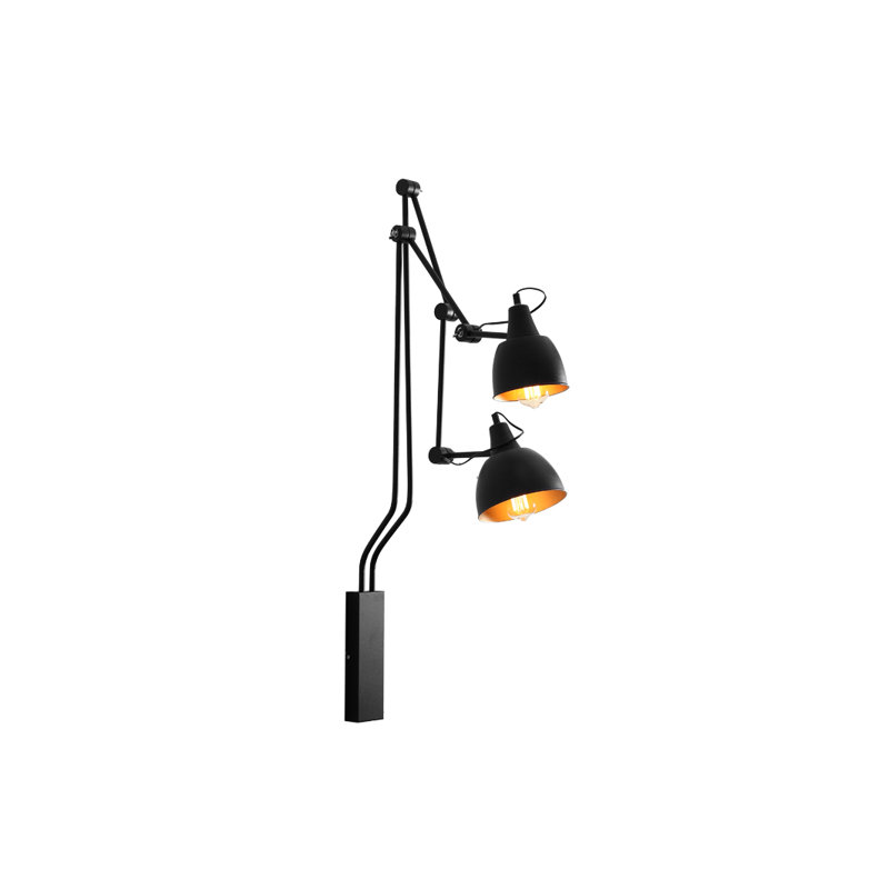 Culpeper Armed Sconce, Black