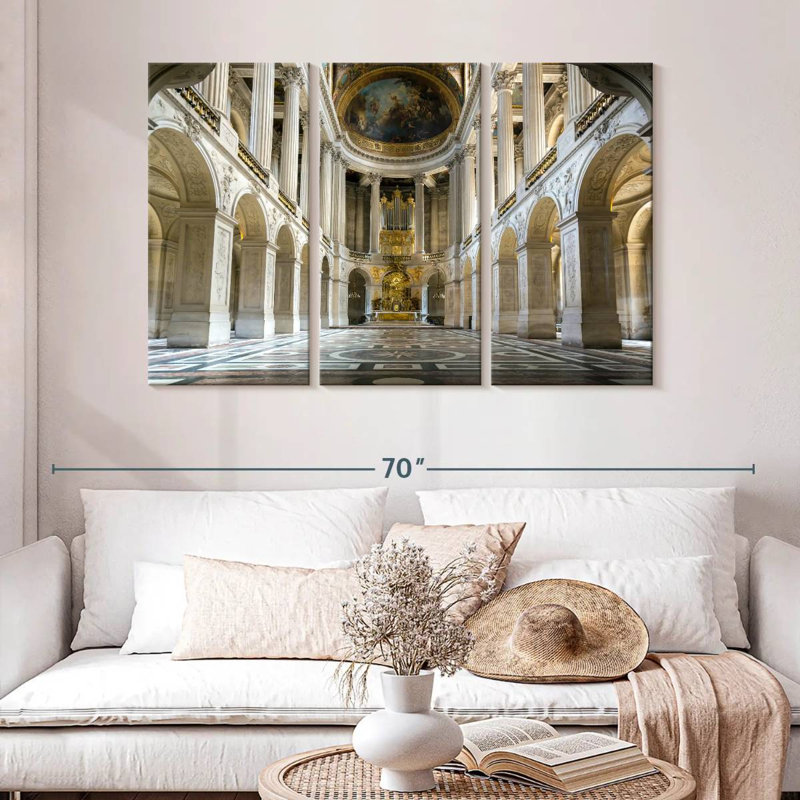 Versailles Interior, 32" H x 50" W