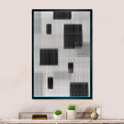 Black And White Abstract Art VI - Modern & Contemporary Canvas Wall Art