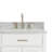 Aberdeenshire 36" Single Bathroom Vanity with Carrara White Marble Top-85364281
